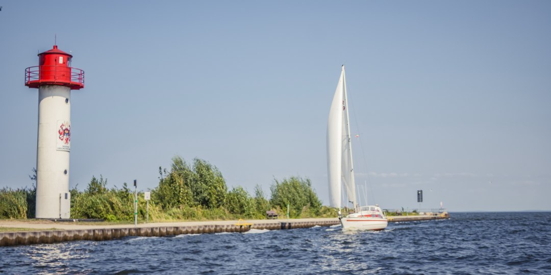 Haffbad Seebad Ueckermünde- Ueckerkopf - Mündung der Uecker ins Stettiner Haff, © TVV/ Philipp Schulz Haffbad Seebad Ueckermünde- Ueckerkopf - Mündung der Uecker ins Stettiner Haff, © TVV/ Philipp Schulz