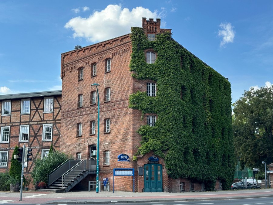 Das Gebäude der ehemaligen Vierrademühle., © Offene Mühle