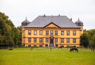 Das um 1700 erbaute Gusthaus Hohen Luckow., © Frank Burger Das um 1700 erbaute Gusthaus Hohen Luckow., © Frank Burger