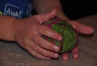 Ball filzen, &copy; Feltbloom