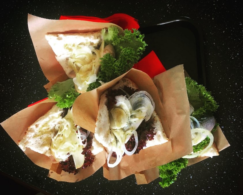 Fisch im Fladenbrot z.B. Matjes oder Bismarck, © Oliver Pahlke