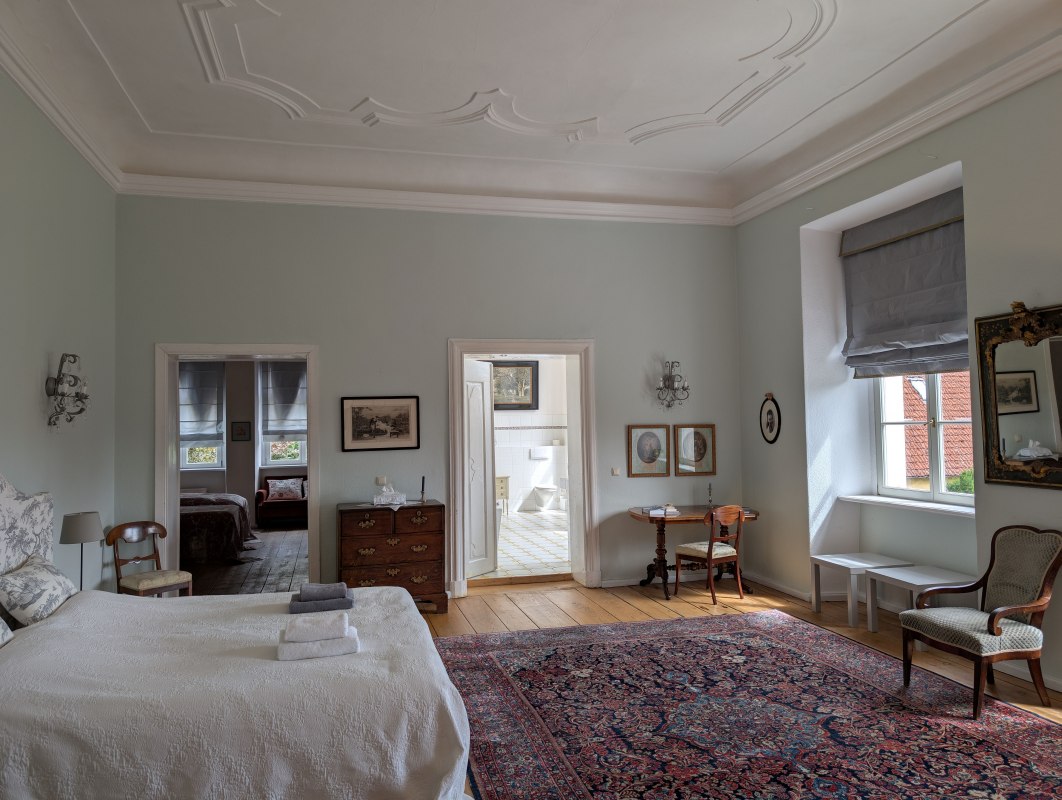 Herrschaftliche wohnen im Schloss Runpshagen // &copy; Schloss Rumpshagen / Ernst von Bismarck