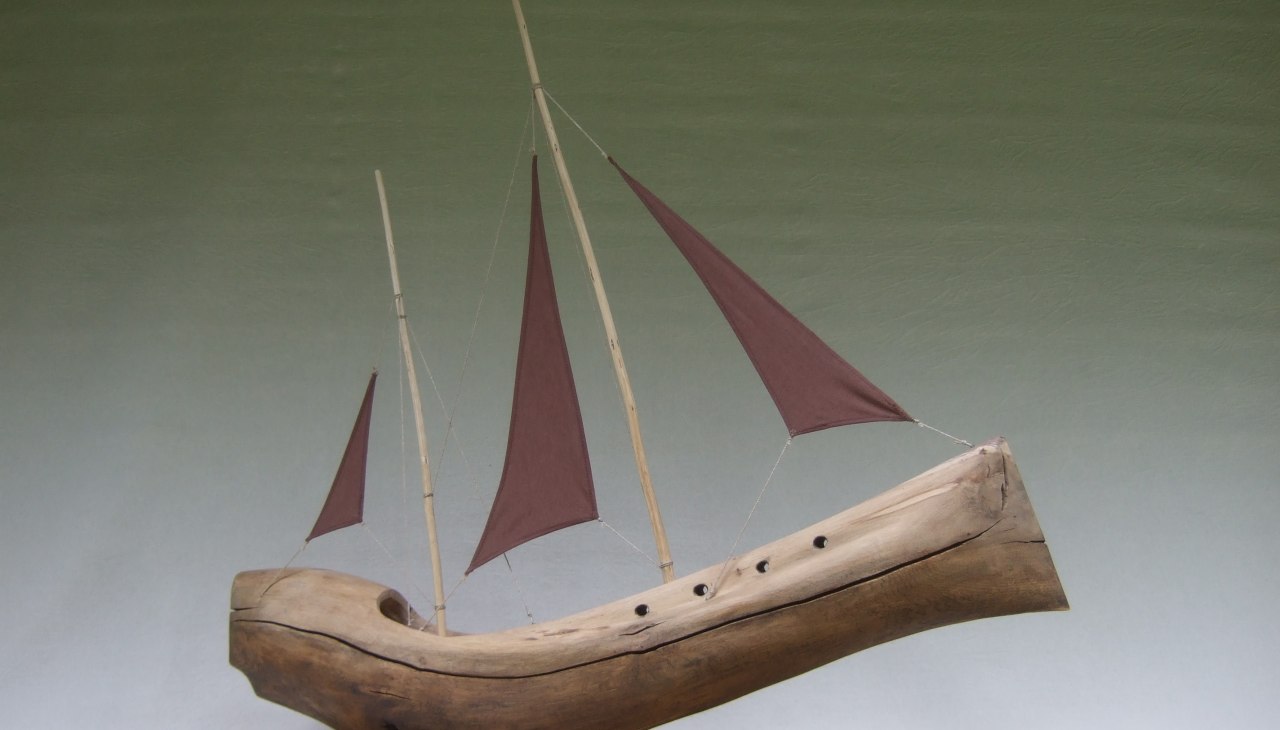 Schiffsobjekte aus Holz, © Südliche Boddenküste Schiffsobjekte aus Holz, © Südliche Boddenküste