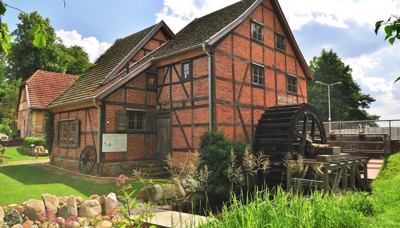 Die Schleifm&uuml;hle mit dem idyllischen Garten, &copy; Stadtgeschichts- und Museumsverein Schwerin e.V.; Dr. Holger Martens