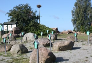 Ein Teil des Findlingsgartens mit seinen "Pflanzen" // &copy; Mecklenburgische Kleinseenplatte Touristik GmbH