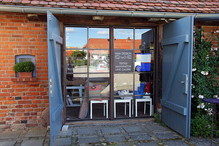 Textile Manufaktur und Galerieim 200jährigen Fachwerkstall // © Antje Reschwamm Textile Manufaktur und Galerieim 200jährigen Fachwerkstall // © Antje Reschwamm