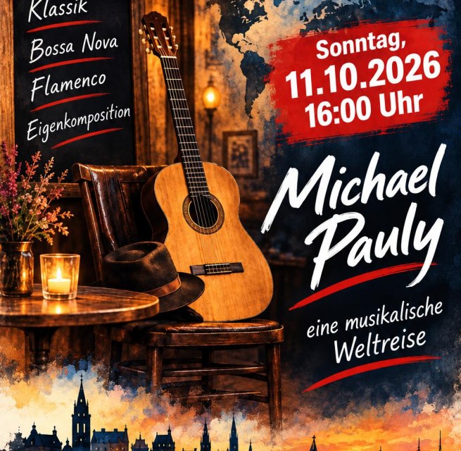 Michael Pauly an der klassischen Gitarre // &copy; Michael Pauly