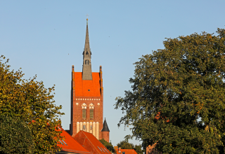 Kirche und Rathaus der Stadt Usedom // &copy; MV-T/Gohlke