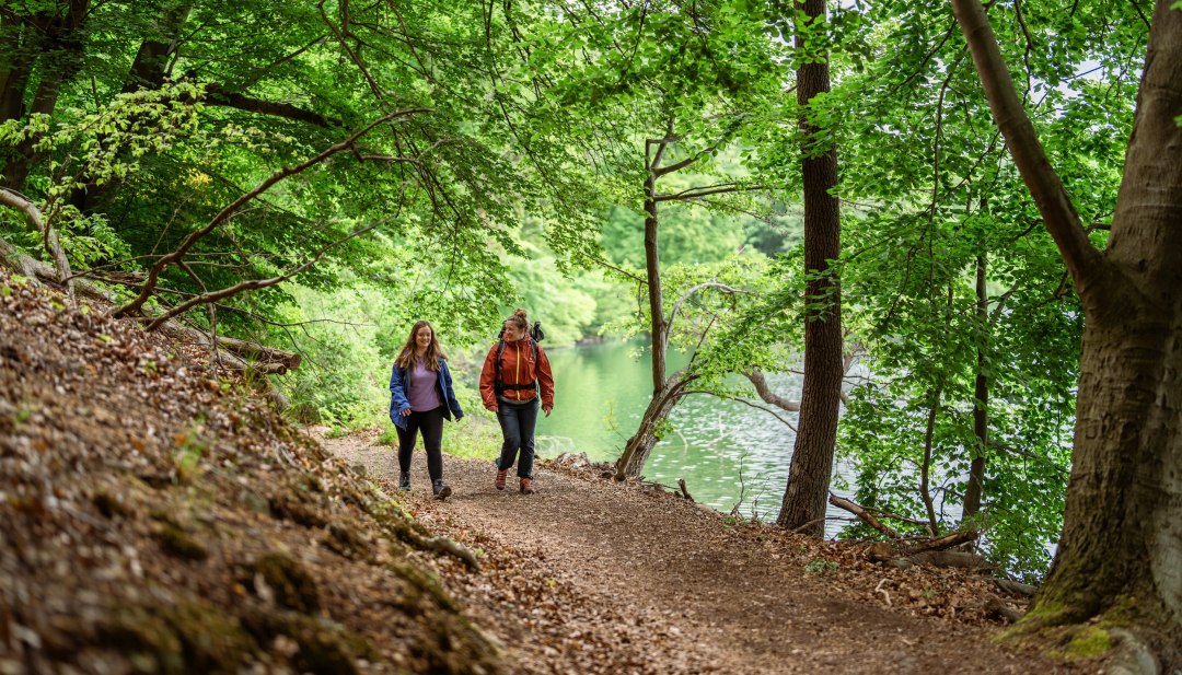 907 kilometer door de natuurparken van Mecklenburg-Vorpommern: Het natuurparkpad biedt ongelooflijk veel afwisseling en is perfect voor nieuwkomers. Marie en Linda gaan op pad!, &copy; TMV/Gross