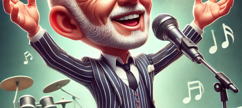 Dr. Udo Franke - Karrikatur, © KI Dankert Dr. Udo Franke - Karrikatur, © KI Dankert