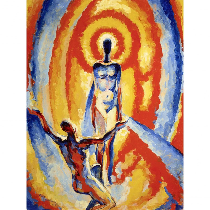 Zyklus von 19 Bildern, 1923, Wasserfarbe auf Papier // © EgonTschirch Zyklus von 19 Bildern, 1923, Wasserfarbe auf Papier // © EgonTschirch