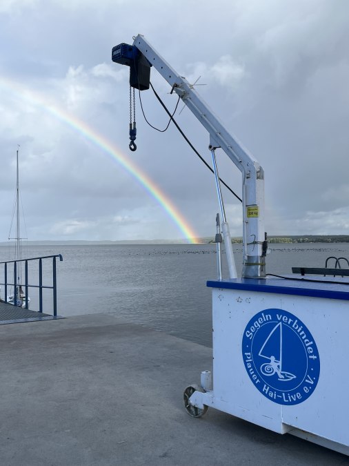 Regenbogen am Plauer See, © Plauer Hai-Live e. V.