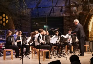 Auch das Akkordeonensemble freut sich wieder auf den Auftritt beim Traditionskonzert "Akkordeons live Nr.33" // &copy; Kon.centus