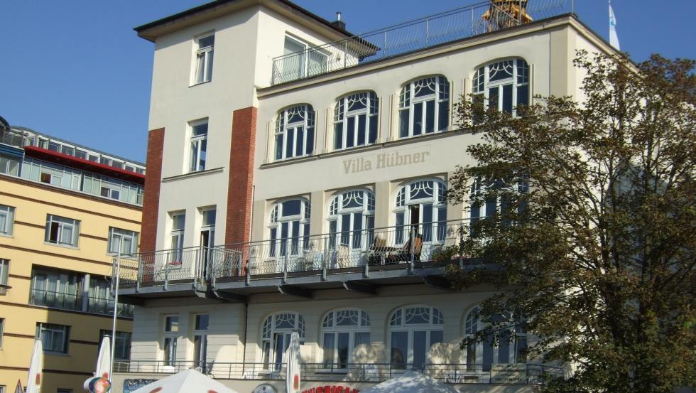 Uitzicht op Villa Hübner, Warnemünde, © Jürgen Voigt