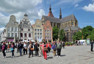 Blick auf die Marienkirche vom Neuen Markt, © Joachim Kloock Blick auf die Marienkirche vom Neuen Markt, © Joachim Kloock