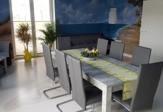 Erholsame Urlaubsstunden im modernen Gemeinschaftsraum // © Familie Lasner Erholsame Urlaubsstunden im modernen Gemeinschaftsraum // © Familie Lasner