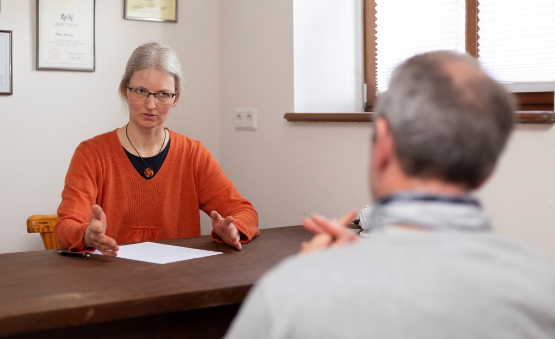 Klientengespräch, © Juliane Schümann