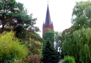 Kirchturm der Gristower Kirche, © Sabrina Wittkopf-Schade Kirchturm der Gristower Kirche, © Sabrina Wittkopf-Schade