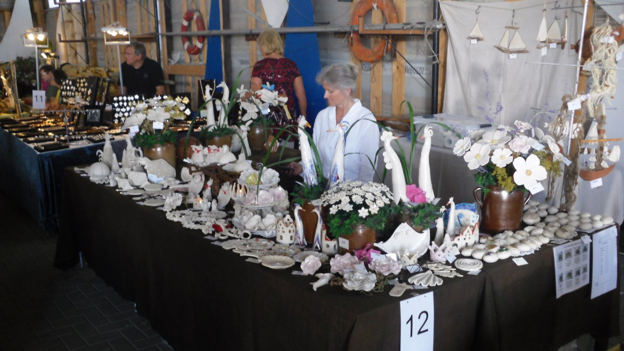 Je kunt ons ook vinden op de kunstnijverheidsmarkt in Barth // &copy; Rosentau-Keramik/Rehfeld