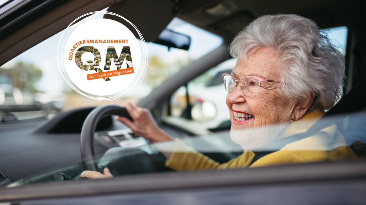 Seniorin in Fahrt, &copy; QM