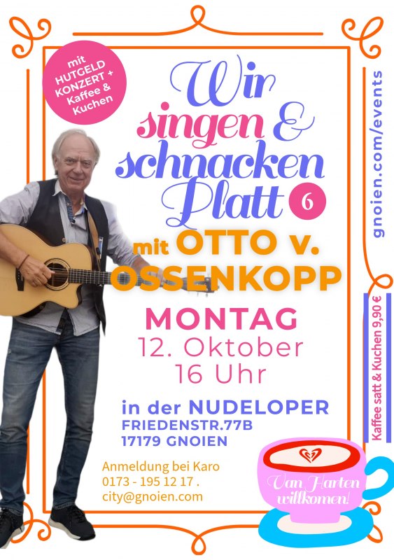 Plattdeutscher Nachmittag mit Spa&szlig; und f&uuml;r alle // &copy; Warbelstadt Gnoien