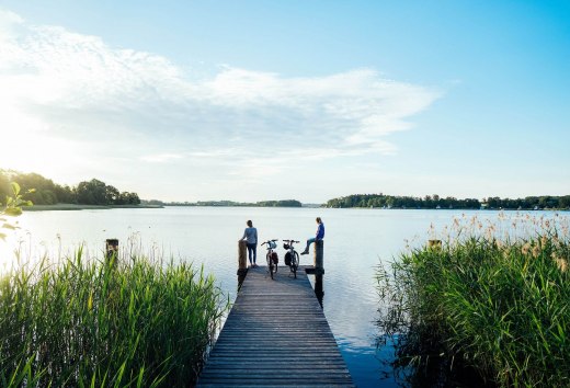 Auf den Radrundwegen in Mecklenburg-Vorpommern gibt es zahlreiche Seen zum Entspannen // &copy; MV-T/G&auml;nsicke