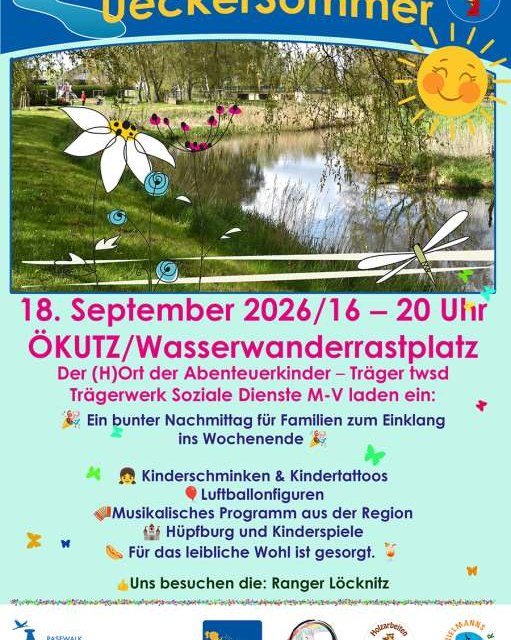 UeckerSommer   (H)Ort der Abenteuerkinder Tr&auml;ger twsd Tr&auml;gerwerk Soziale Dienste M-V 18. September // &copy; (H)Ort der Abenteuerkinder Tr&auml;ger twsd Tr&auml;gerwerk Soziale Dienste M-V