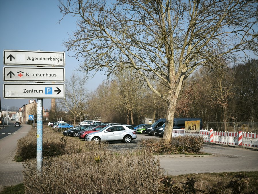 Parkplatz Gr&uuml;ner Weg Teterow, &copy; Jana Koch