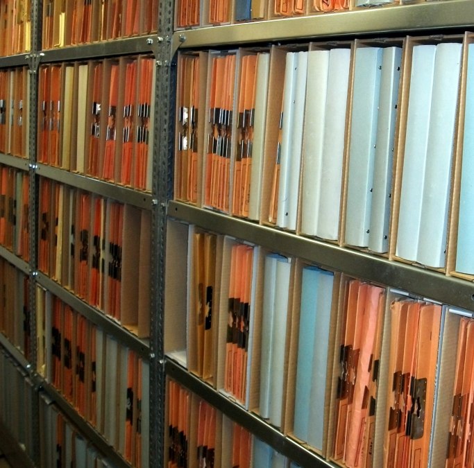 Stasi-Unterlagen im Regal, &copy; Bundesarchiv/Stasi-Unterlagen-Archiv