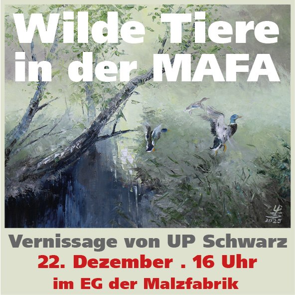 Uitnodiging voor de vernissage van UP Schwarz, &copy; UP Schwarz