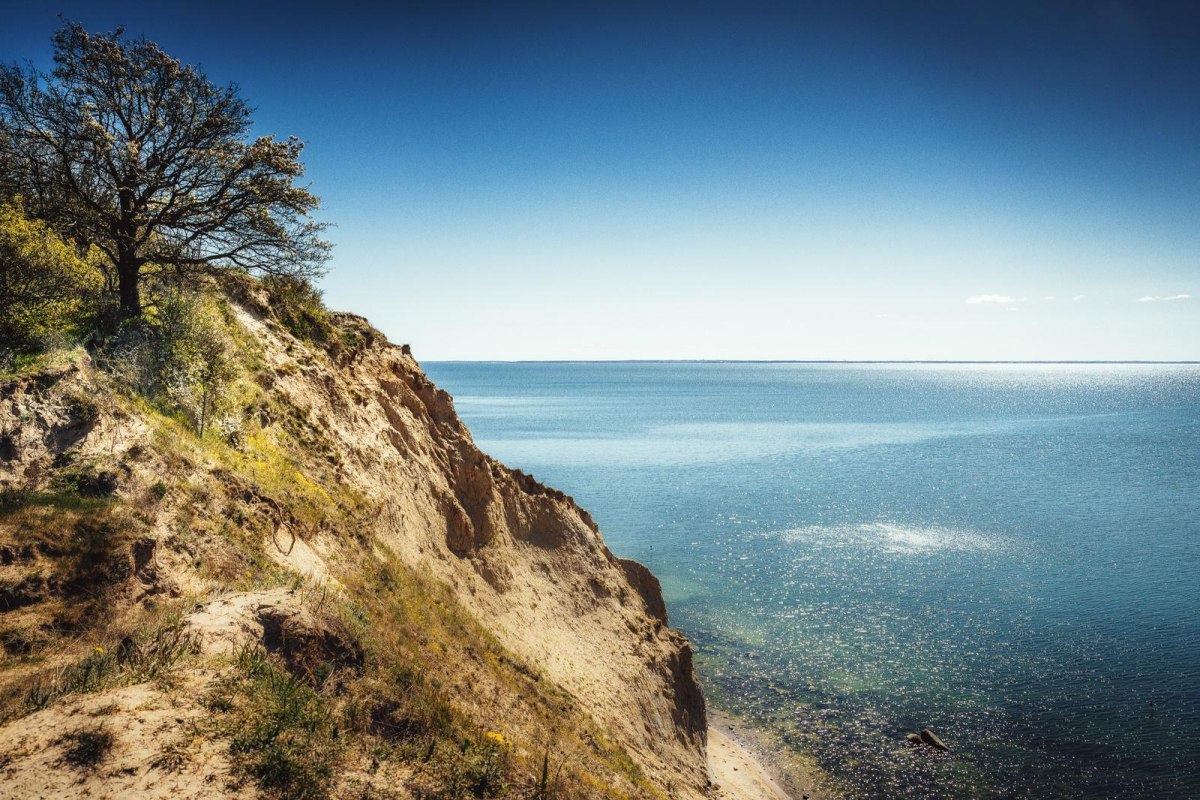 Halbinsel M&ouml;nchgut im S&uuml;dosten der Insel R&uuml;gen | Blick auf den Greifswalder Bodden // &copy; Andr&eacute; Pristaff (privat)