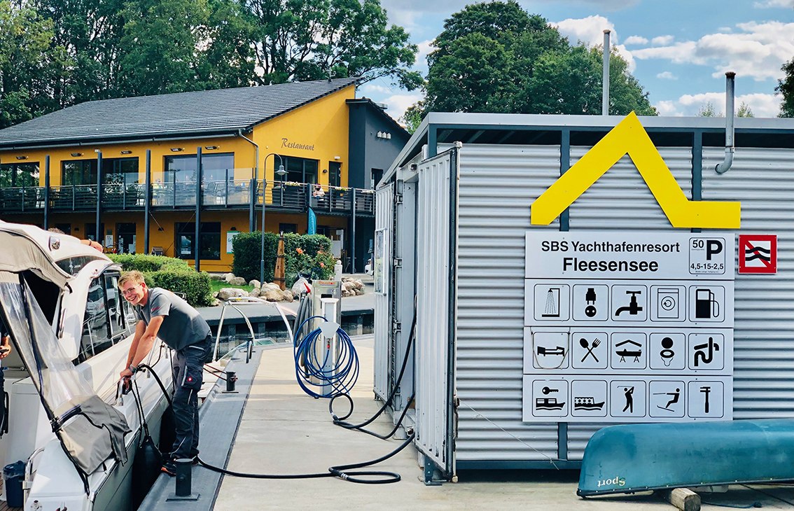 SBS Yachthafenresort in Unterg&ouml;hren am Fleesensee, &copy; Claudia Kratz