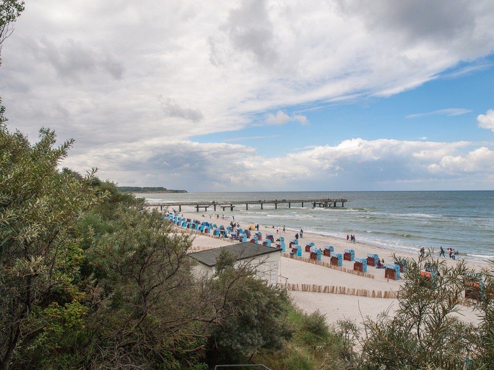 Blick auf die Ostsee und die Reriker Seebrücke // © Frank Burger Blick auf die Ostsee und die Reriker Seebrücke // © Frank Burger