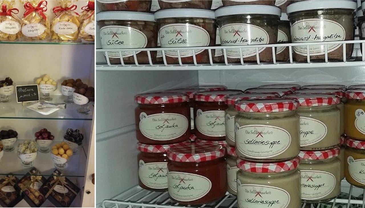 Was im Restaurant schmeckt, kann man im Hofladen auch kaufen für zu Hause., © Landhaus Levitzow