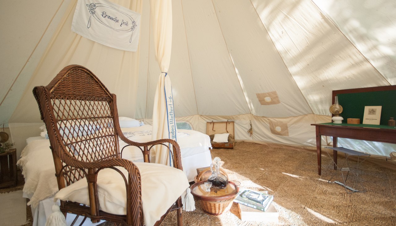 Ein Blick in die Teich-Suite, © Gutshaus Scharpzow Ein Blick in die Teich-Suite, © Gutshaus Scharpzow