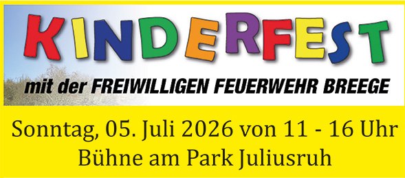 Kinderfest mit der Freiwilligen Feuerwehr Breege // &copy; seebad breege juliusruh