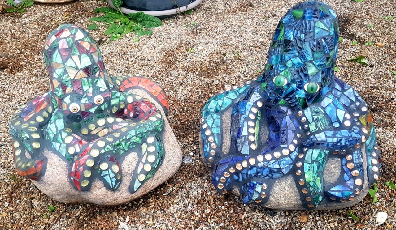 Moza&iuml;ek octopus // &copy; Birgit Anklam