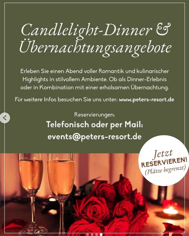 Valentinstag im Peter's Resort, &copy; Peter's Resort