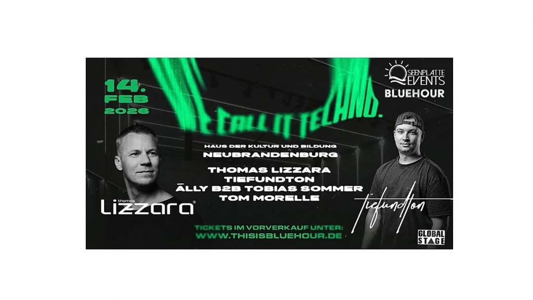 2026-02-14 We call it Techno 1, &copy; Veranstalter