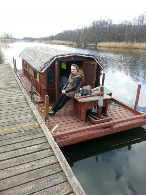 Das leicht zu steuernde Floß wird sowohl von Familien, als auch von Angelfreunden gebucht., © Eric Voshage Das leicht zu steuernde Floß wird sowohl von Familien, als auch von Angelfreunden gebucht., © Eric Voshage