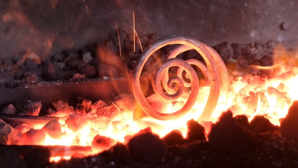 Lebensspirale im Feuer, &copy; Werner Wierich