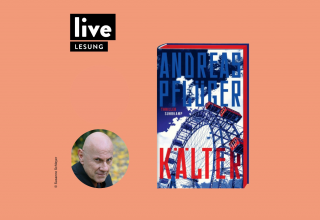 Andreas Pflüger mit seinem Buch "Kälter", © H. Hugendubel GmbH & Co. KG Andreas Pflüger mit seinem Buch "Kälter", © H. Hugendubel GmbH & Co. KG