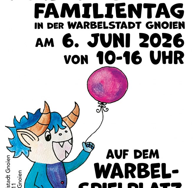 Der 3. Kinder- und Familientag in der Warbelstadt Gnoien auf dem Warbel-Spielplatz // &copy; Warbelstadt Gnoien