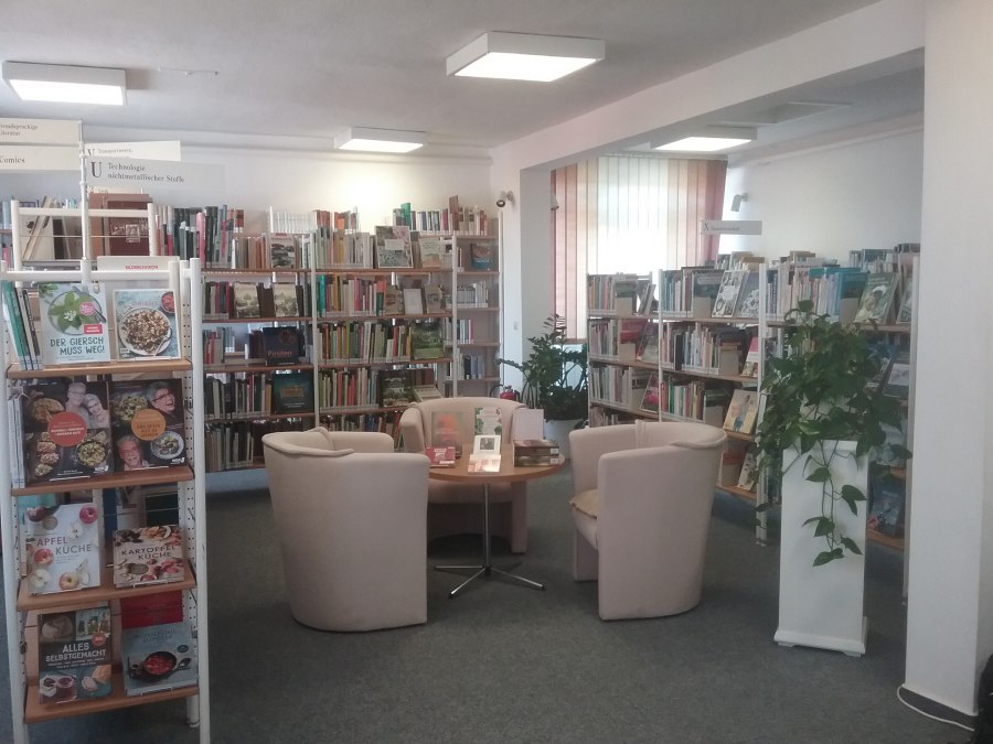 Lese-Ecke in der Stadtbibliothek, &copy; Birgit Paepcke