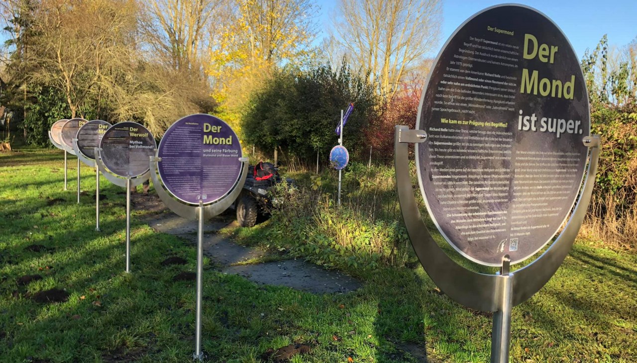 ... viel Wissenswertes rund um den Mond, © Mecklenburger ParkLand ... viel Wissenswertes rund um den Mond, © Mecklenburger ParkLand