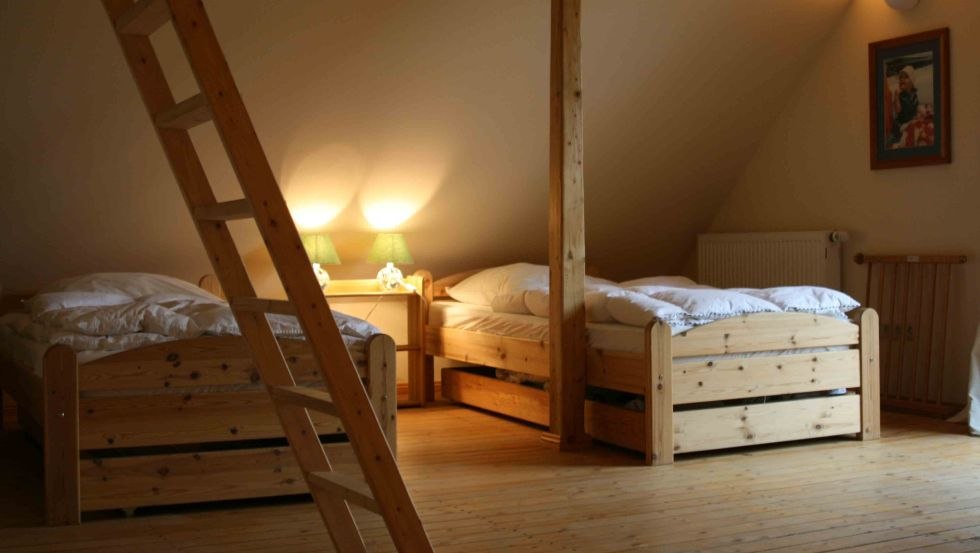 Erstes Schlafzimmer im Obergeschoss // &copy; Gut Bernstorff