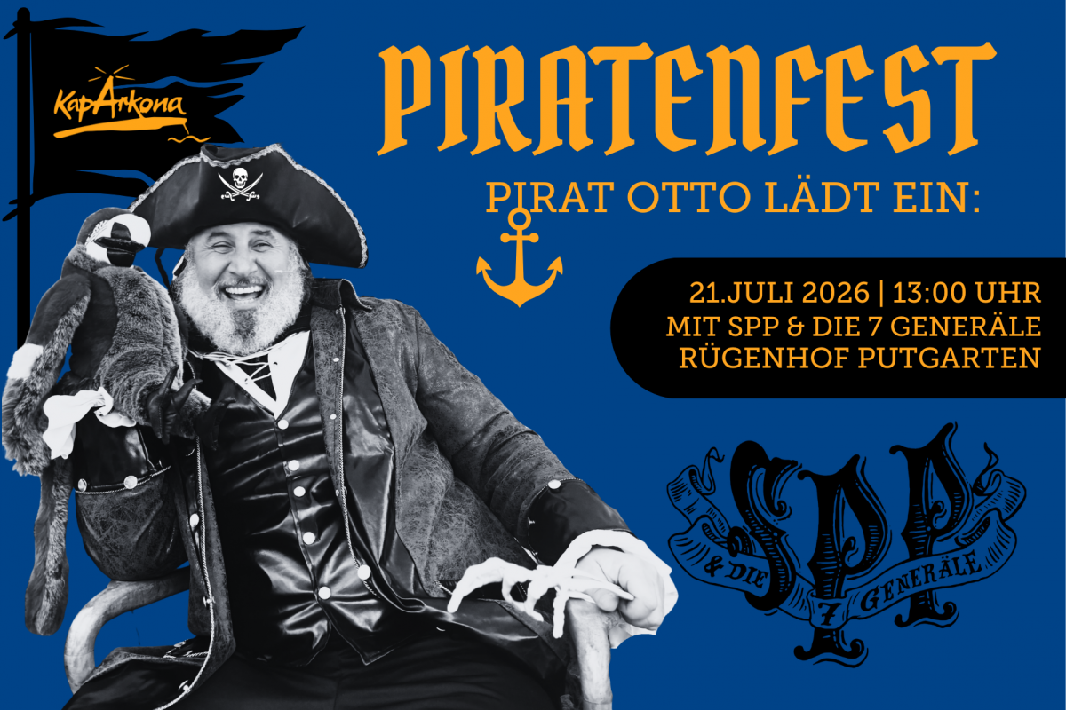 Piratenfest Anzeige Website, &copy; Tourismusgesellschaft mbH Kap Arkona