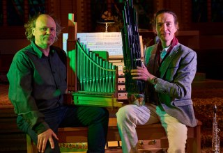 Volker Jaekel (Orgel) und Gert Anklam (Saxophone und Sheng) // &copy; Tivadar Nemesi