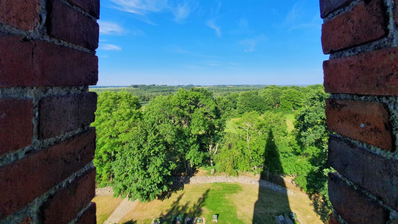 Ausblick vom Kirchturm // © S. Maus Ausblick vom Kirchturm // © S. Maus