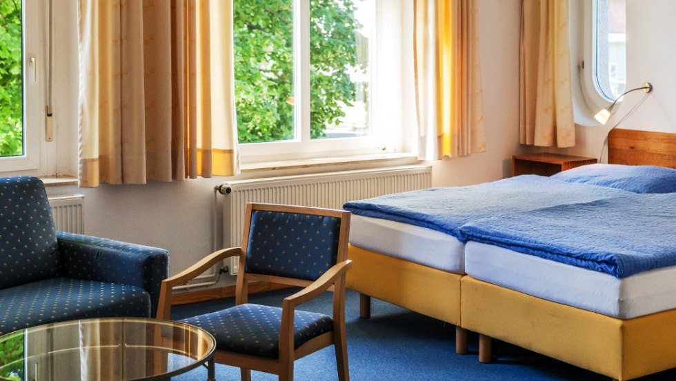 Uitzicht op een comfortabele flat // &copy; Gutshaus Barkow
